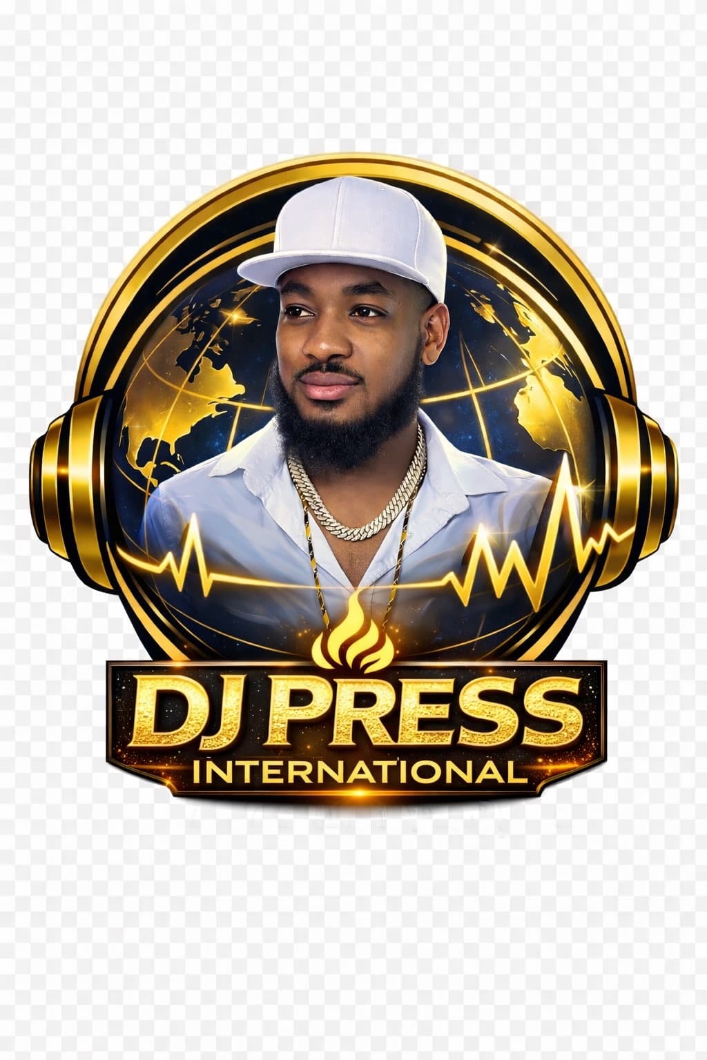 DJ Press portrait during Caribbean-inspired event